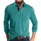 Sommerfeld | Herren Langarmshirt in Unifarbe