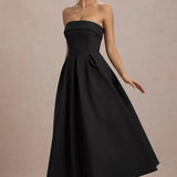 Sommerfeld | Stilvolles Midi-Kleid mit Schulterfreiem Ausschnitt