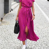 Jorlyn™ - Elegantes Kleid mit V-Ausschnitt und figurbetonter Passform