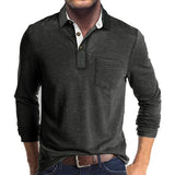Sommerfeld | Herren Langarmshirt in Unifarbe