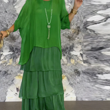 Shina™ - Elegantes Fließendes Maxikleid