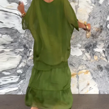 Shina™ - Elegantes Fließendes Maxikleid