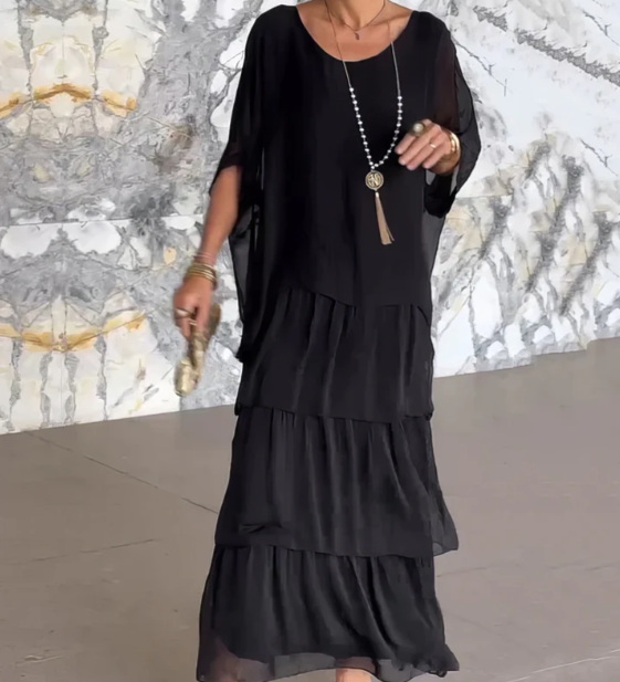Shina™ - Elegantes Fließendes Maxikleid