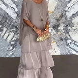 Shina™ - Elegantes Fließendes Maxikleid