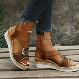 Sommerfeld | Elegante Plateau-Sandalen
