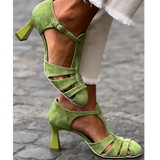 Sommerfeld™ | Vintage Riemchen-Heels