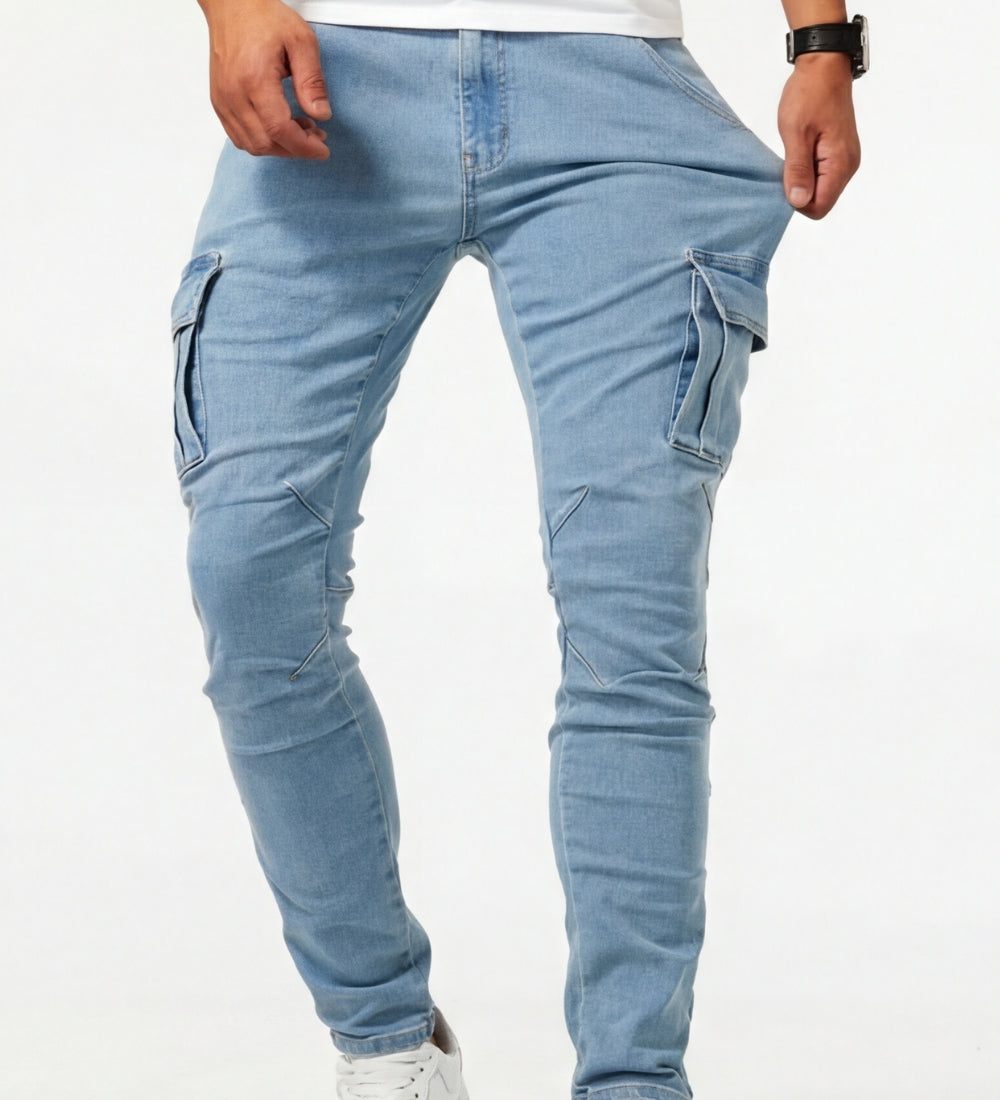 Sommerfeld | Elastische Cargo Jeans für Herren  (1 kaufen, 1 GRATIS dazu)