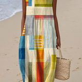 Eve™ Geometrisches Midi-Kleid