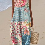 Anna™ Patchwork-Midikleid