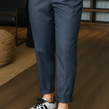 Sommerfeld | ELEGANTE, FIGURSCHMEICHELNDE HOSE MIT STREIFEN