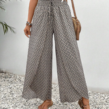 Sommerfeld | Lisette Hose mit weitem Bein und geometrischem Druck
