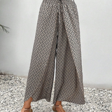 Sommerfeld | Lisette Hose mit weitem Bein und geometrischem Druck