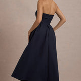 Sommerfeld | Stilvolles Midi-Kleid mit Schulterfreiem Ausschnitt