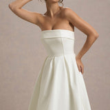 Sommerfeld | Stilvolles Midi-Kleid mit Schulterfreiem Ausschnitt