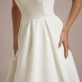 Sommerfeld | Stilvolles Midi-Kleid mit Schulterfreiem Ausschnitt