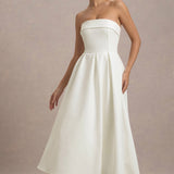 Sommerfeld | Stilvolles Midi-Kleid mit Schulterfreiem Ausschnitt