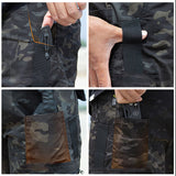 Outdoor-Camouflage-Trainingsshorts mit Mehrfachtaschen für Herren