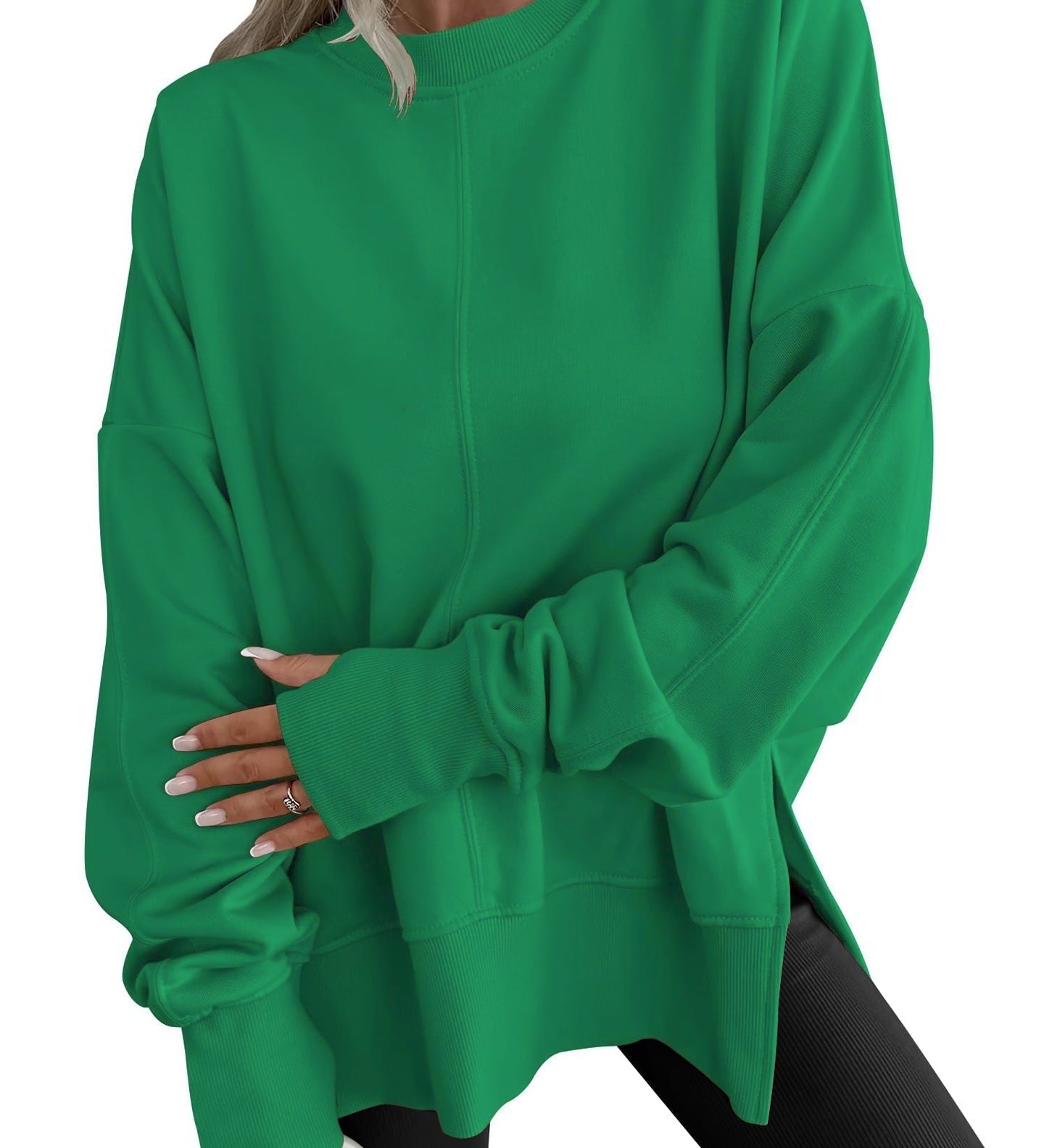Lena™ |  Bequemes Oversized-Langarm-Sweatshirt
