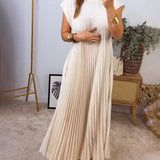 Petra™ – Zeitloses & Bequemes Plissiertes Kleid