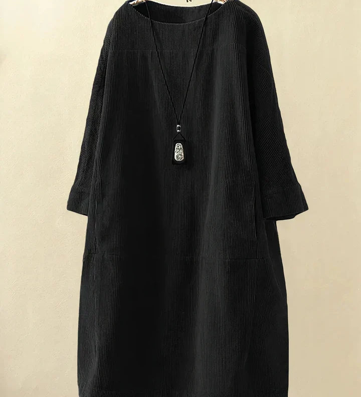 Velvra™ - Gemütliche Vintage Cord Tunika