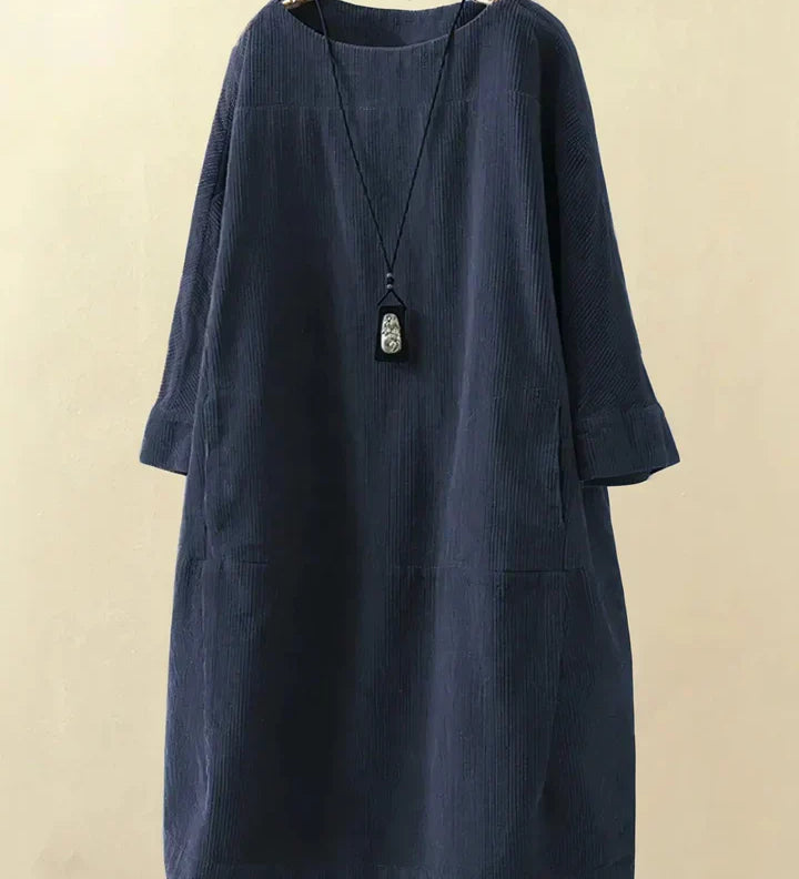 Velvra™ - Gemütliche Vintage Cord Tunika