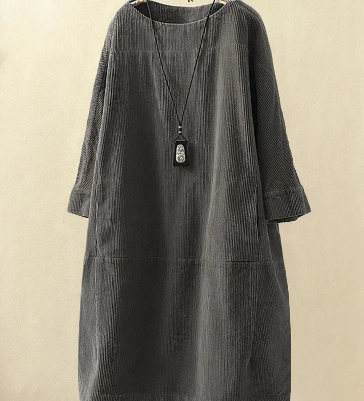 Velvra™ - Gemütliche Vintage Cord Tunika