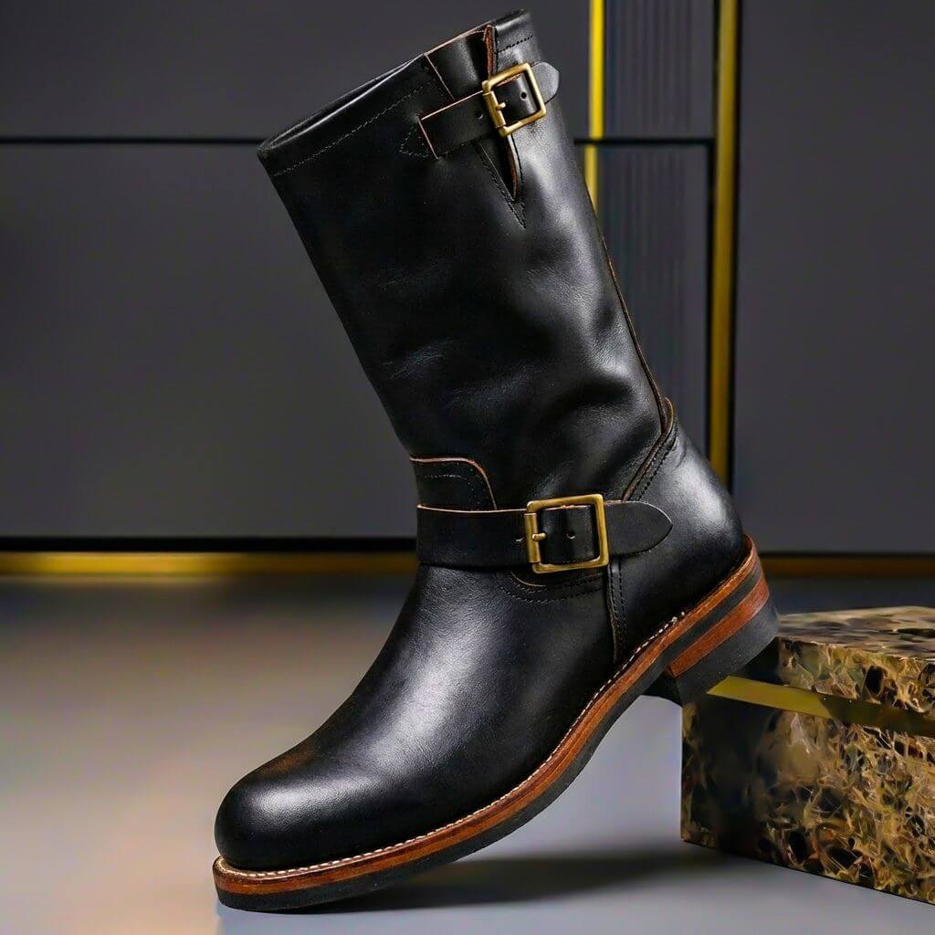 Sommerfeld | Vintage-Lederstiefel für Herren
