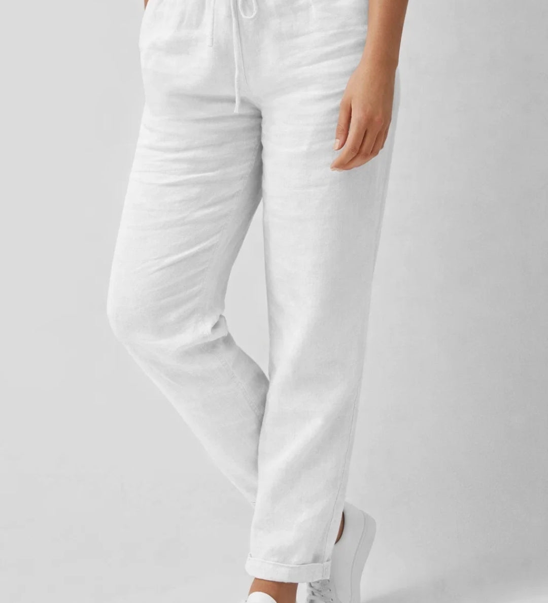 Sommerfeld | Luftige Leinenhose mit geradem Schnitt und Kordelzug (1 Kaufen, 1 GRATIS dazu)
