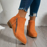 Sommerfeld™ | Trendige Wildlederstiefel mit Absatz