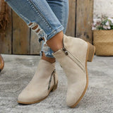Sommerfeld™ | Trendige Wildlederstiefel mit Absatz