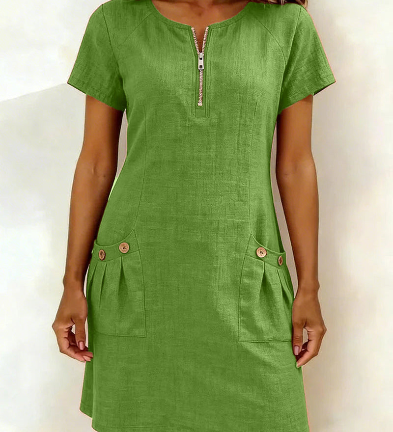 Sommerfeld | Damen-Etui-Kleid, kurzärmelig