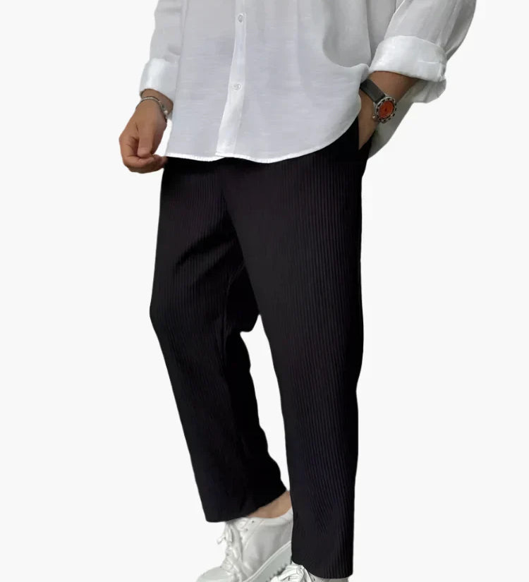 Sommerfeld™ | Herren Relax Fit Plissee Hose – Eleganter und Bequemer Alltags- und Business-Look