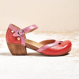 Laisy - Orthopädische Sandalen mit niedrigem Absatz