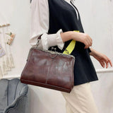 Vintage Kuss-Schloss Handtasche