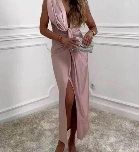 Sommerfeld | Elegantes Drapé-Kleid mit Taillenband