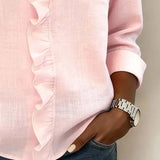 Beatrice | Edle V-Ausschnitt Bluse