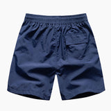 Leaf Farbe Block Print Button Up Shirt & Swim Short
