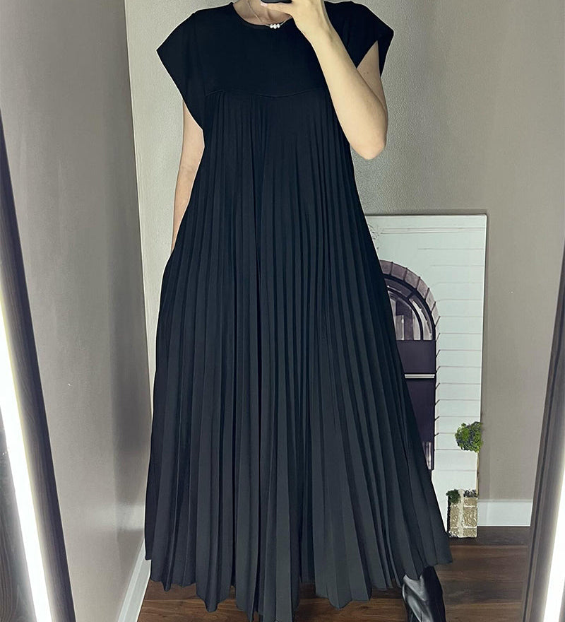 Petra™ – Zeitloses & Bequemes Plissiertes Kleid
