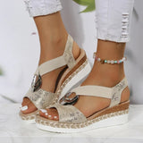 Sommerfeld | Elegante Plateau-Sandalen
