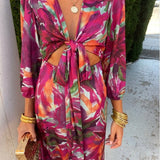 Sommerfeld | Maxikleid mit Taillenausschnitt und femininer Silhouette