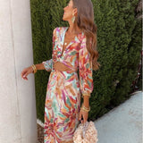 Sommerfeld | Maxikleid mit Taillenausschnitt und femininer Silhouette