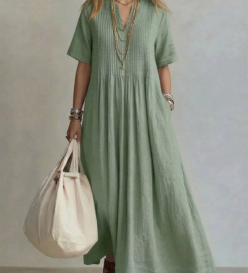 Sommerfeld | Plissiertes Midikleid (2 Kaufen, 1 GRATIS dazu)