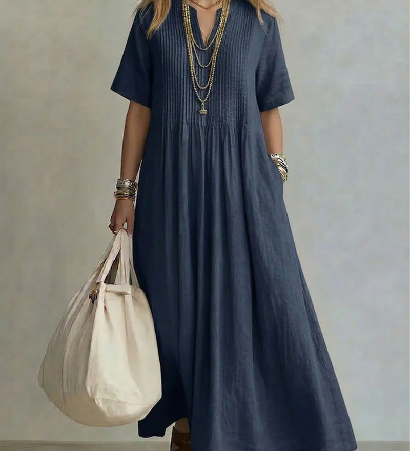 Sommerfeld | Plissiertes Midikleid (2 Kaufen, 1 GRATIS dazu)