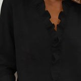 Beatrice | Edle V-Ausschnitt Bluse