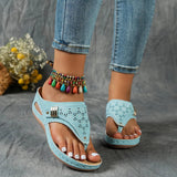 Élodie - Keil-Zehensandalen für Dame