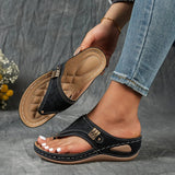 Élodie - Keil-Zehensandalen für Dame