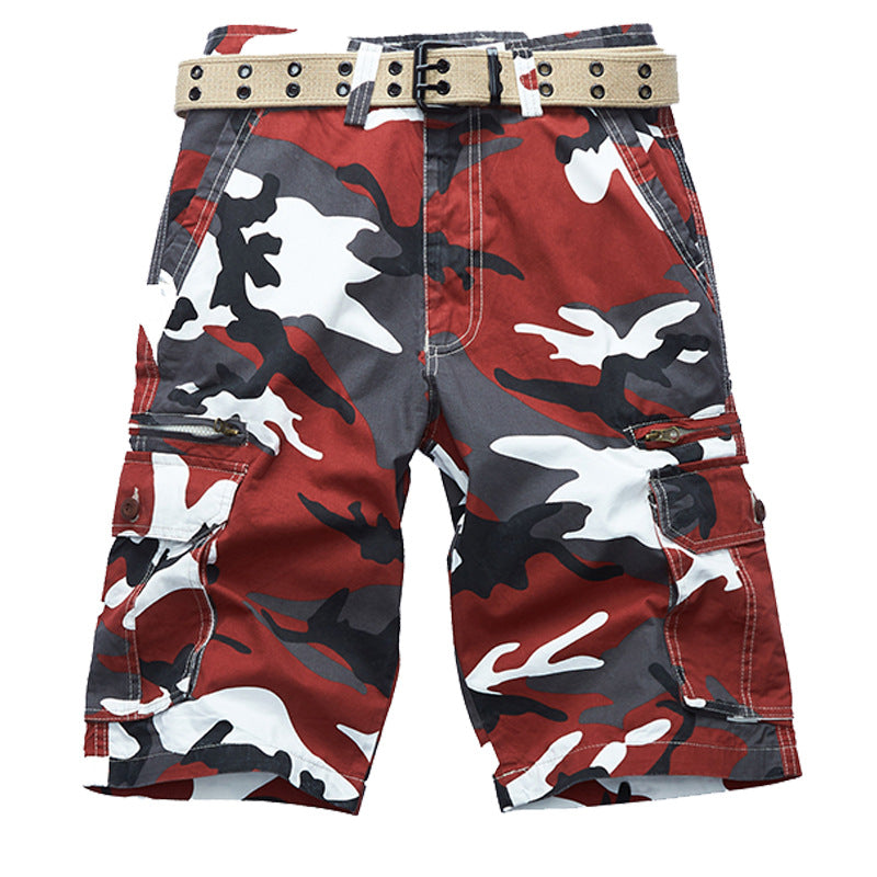 Sommerfeld | Lässige Strand CamouflageBaumwollshorts für Herren (1 kaufen, 1 GRATIS dazu)