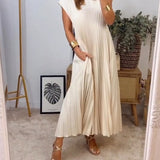 Petra™ – Zeitloses & Bequemes Plissiertes Kleid