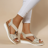 Sommerfeld | Elegante Plateau-Sandalen