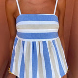 Sommerfeld | Gestreiftes Sommer-Set mit weiter Hose